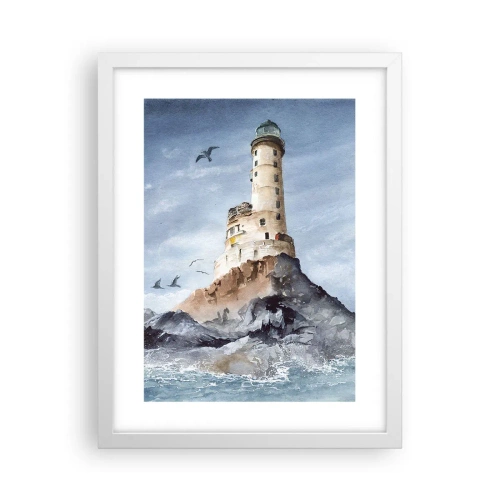 Affiche dans un cadre blanc - Poster - Invincible - 30x40 cm