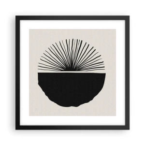 Affiche dans un cadre noir - Poster - Une gamme de possibilités - 40x40 cm