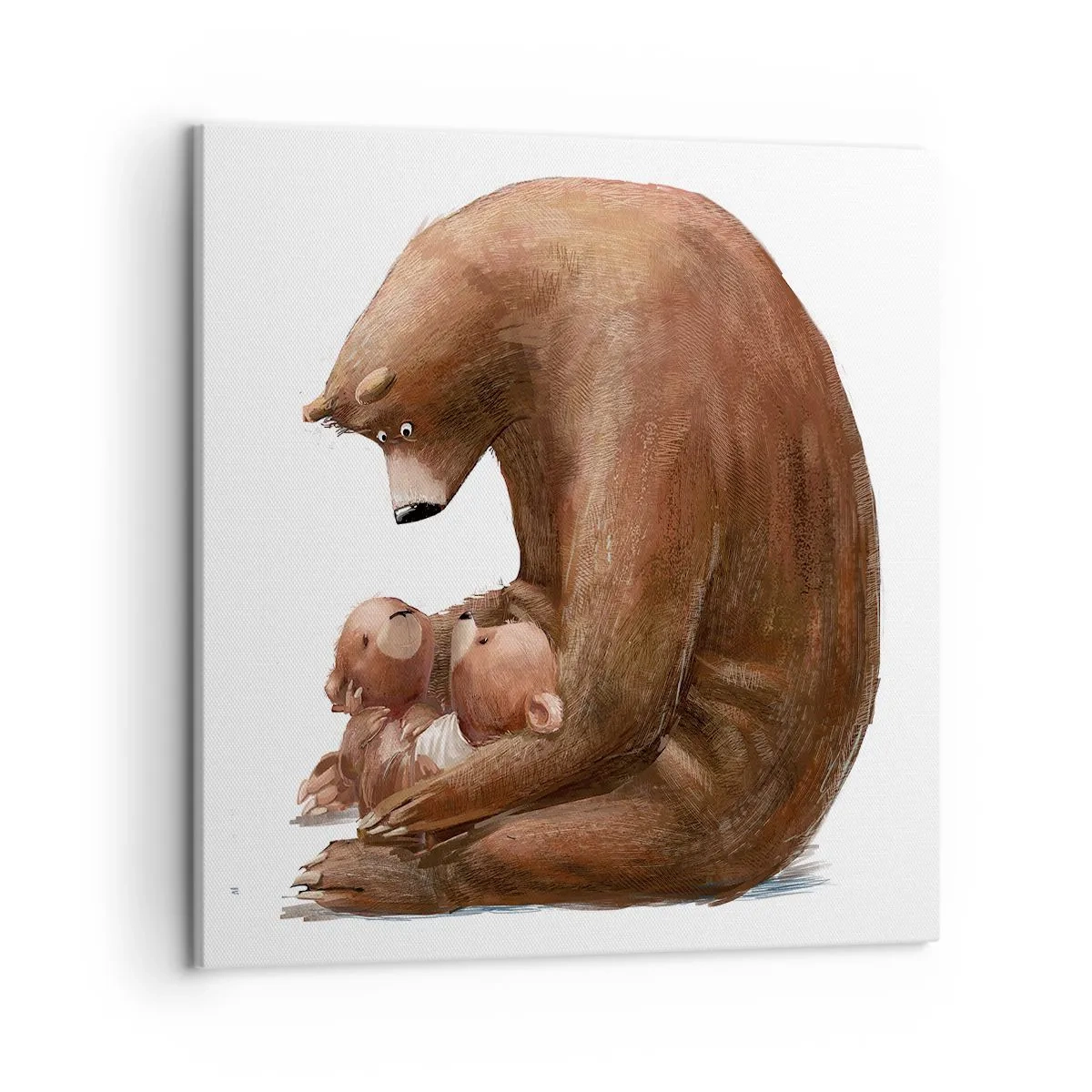 Impression sur toile - Image sur toile - Faites de beaux rêves les enfants - 50x50 cm