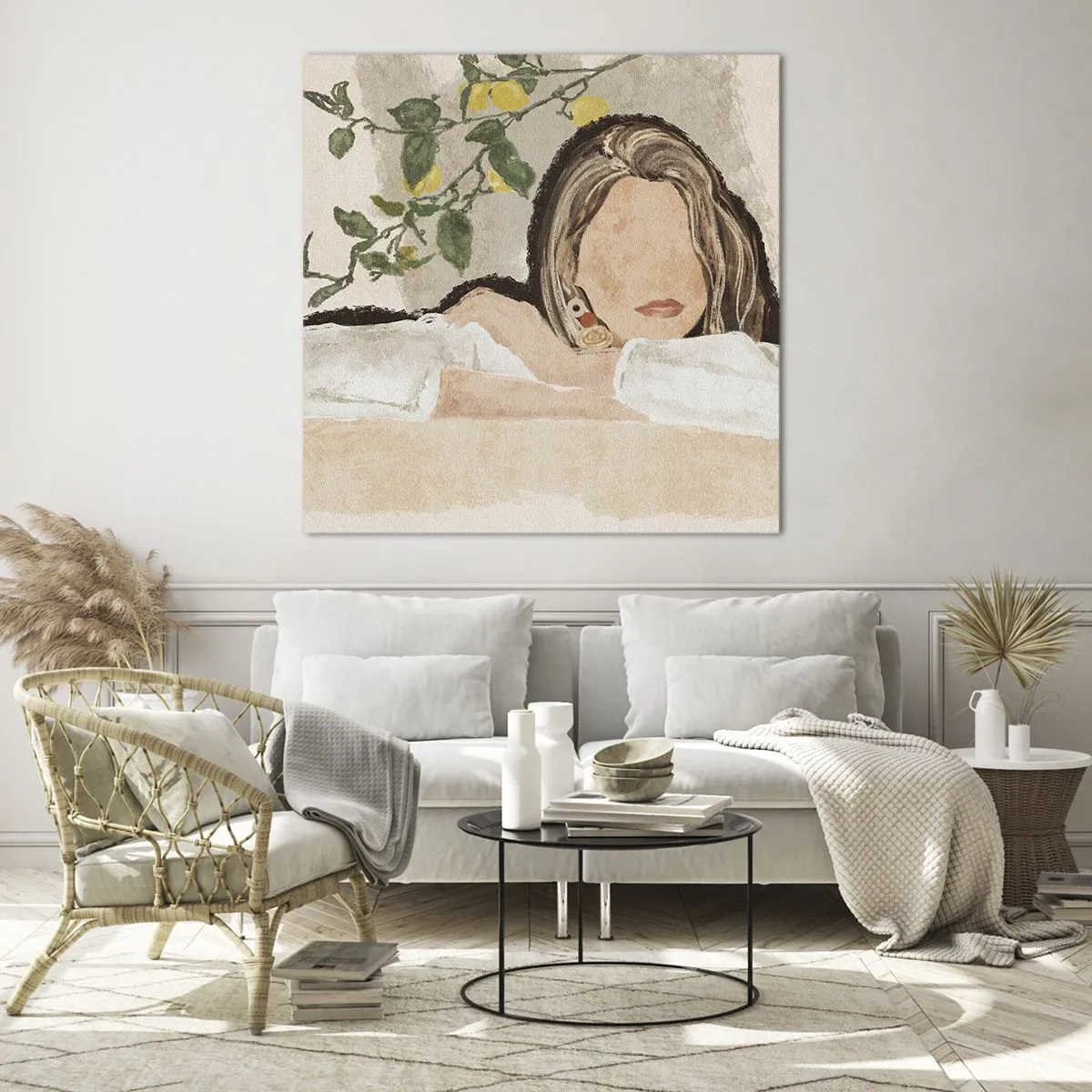 Impression sur verre - Image sur verre - La beauté du sud - 30x30 cm