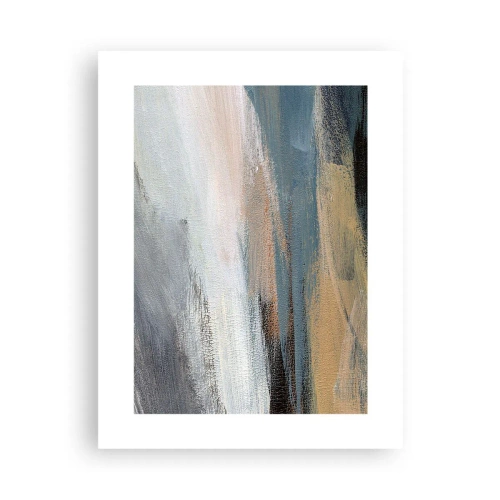Affiche - Poster - Abstraction : paysage nordique - 30x40 cm