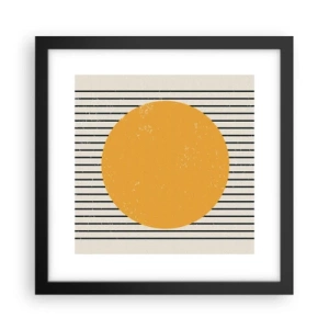 Affiche dans un cadre noir - Poster - Le pouvoir de la simplicité - 30x30 cm