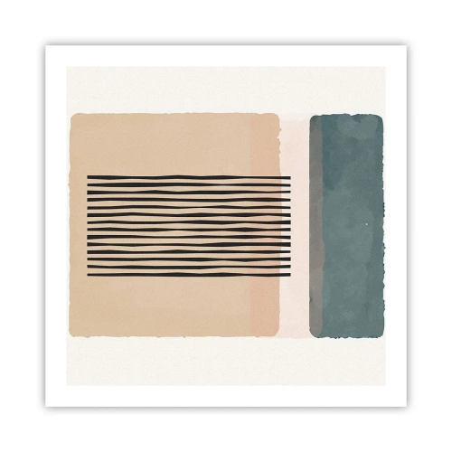 Affiche - Poster - Tout est en ordre - 60x60 cm