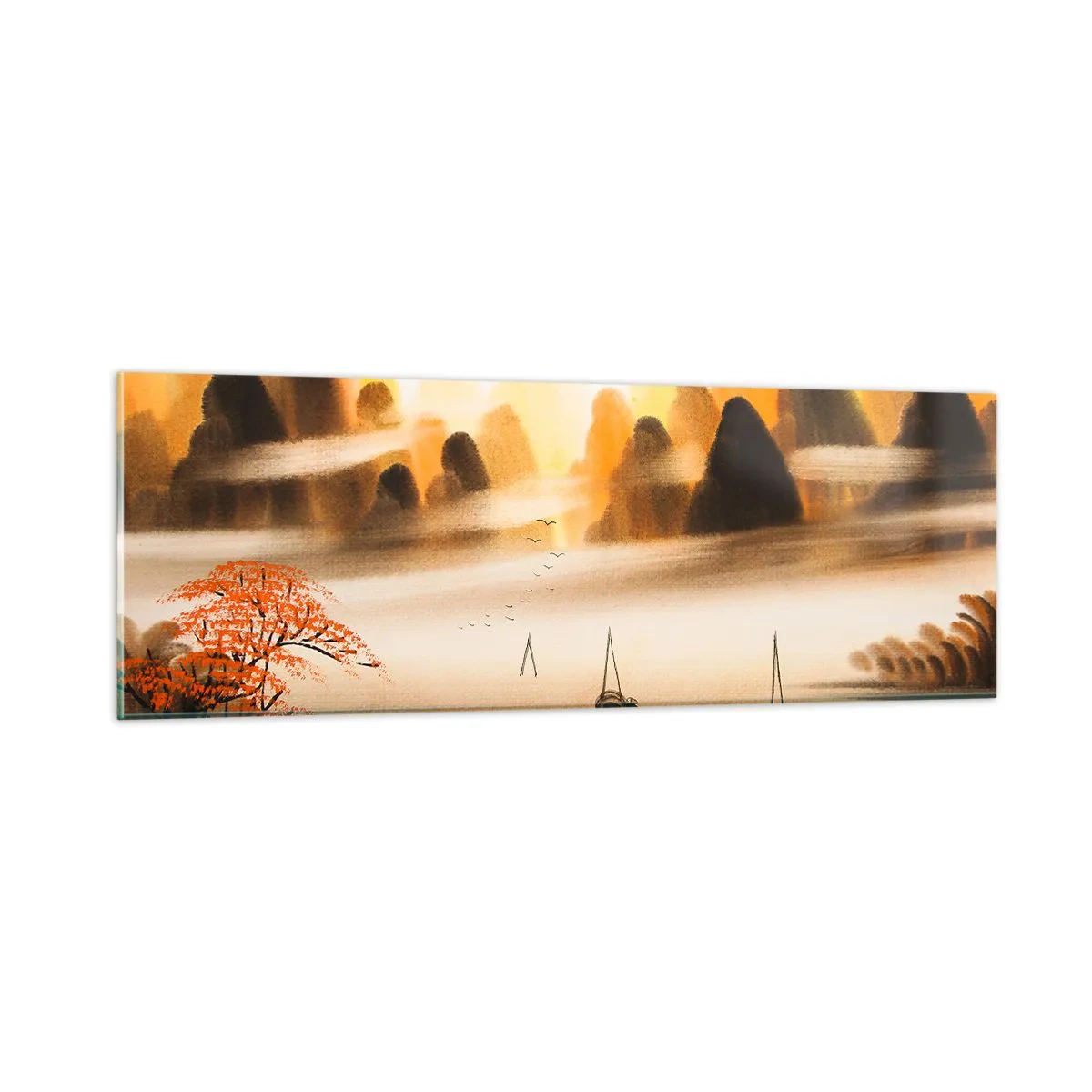 Impression sur verre - Image sur verre - Plus loin que l'Extrême-Orient - 90x30 cm