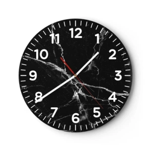 Horloge murale - Pendule murale - La vie secrète de la pierre - 40x40 cm