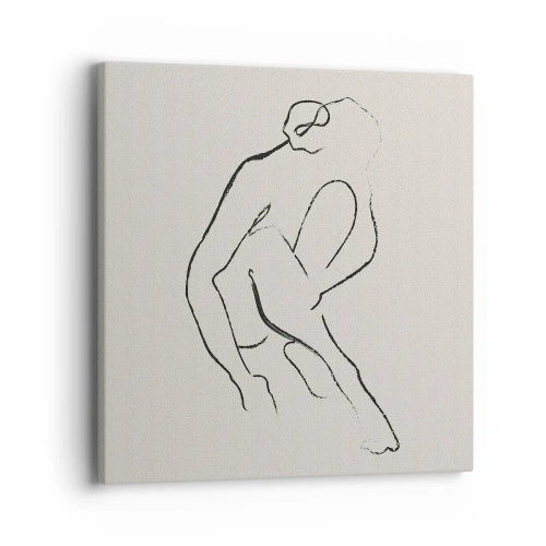 Impression sur toile - Image sur toile - Croquis intime - 40x40 cm