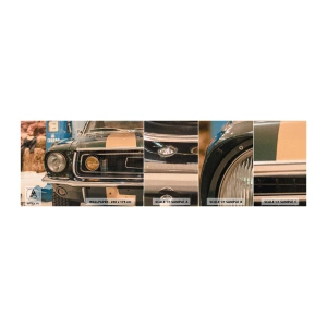 Échantillon de Papier Peint Autocollant Deluxe Sticker - Rencontre avec une légende - Voiture, Automobile, Vieille école - 100x30 cm