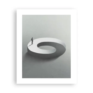 Affiche - Poster - Et sois intelligent ici - 40x50 cm