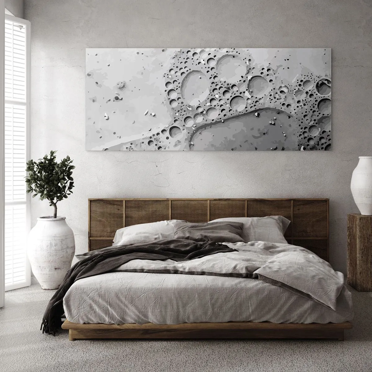 Impression sur verre - Image sur verre - Sentier de mousse - 90x30 cm