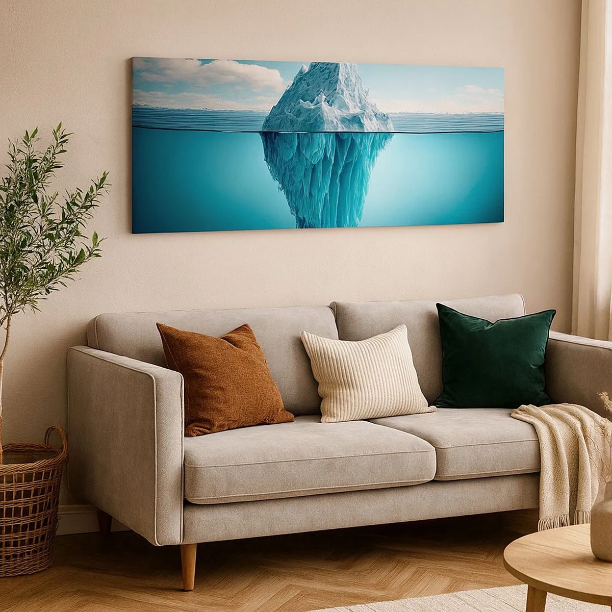 Impression sur toile - Image sur toile - Reine de Glace - 100x40 cm