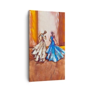 Impression sur toile - Image sur toile - Un duo reconnaissant - 45x80 cm