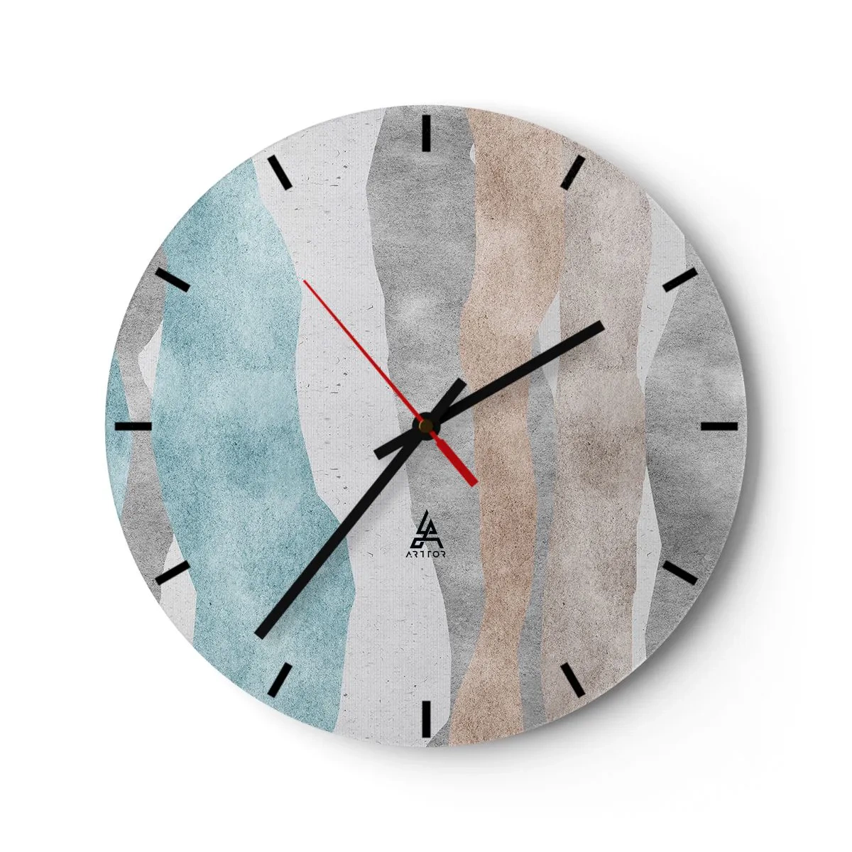 Horloge murale - Pendule murale - Une étude de proximité - 40x40 cm