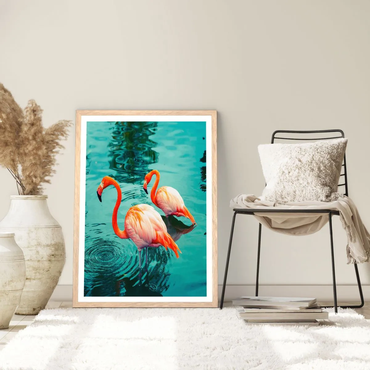 Affiche dans un chêne clair - Poster - Nous sommes à la mode maintenant - 70x100 cm