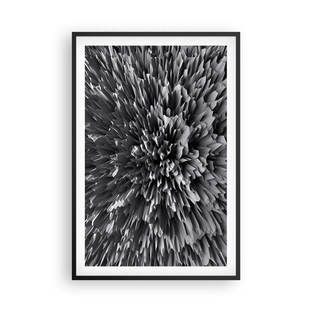 Affiche dans un cadre noir - Poster - Ça ne peut pas être plus dur que ça - 61x91 cm