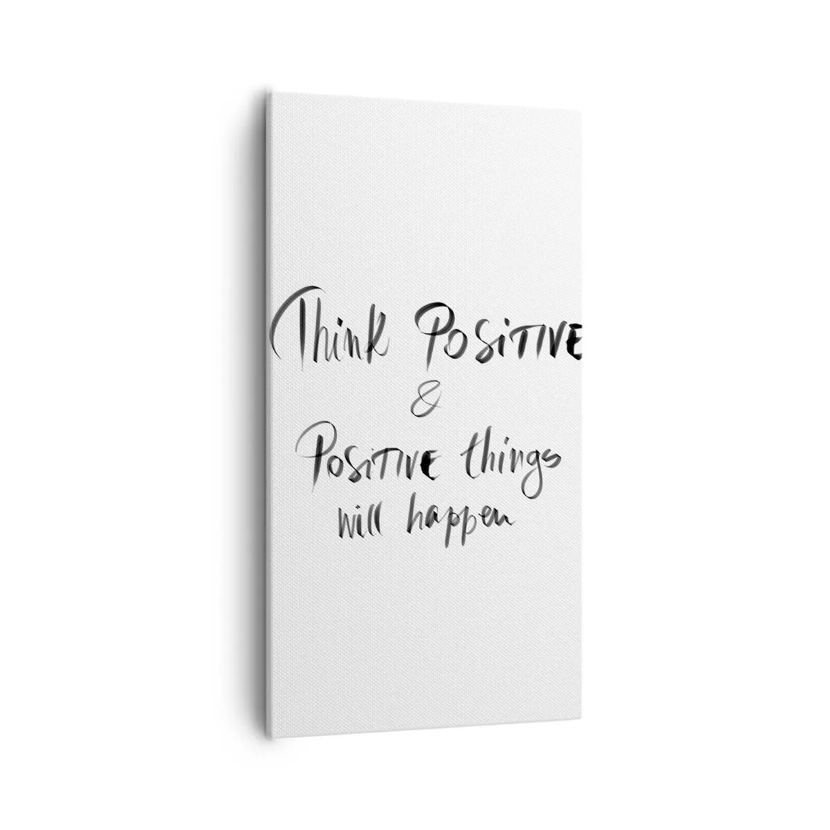 Impression sur toile - Image sur toile - Comment vivre? - 55x100 cm