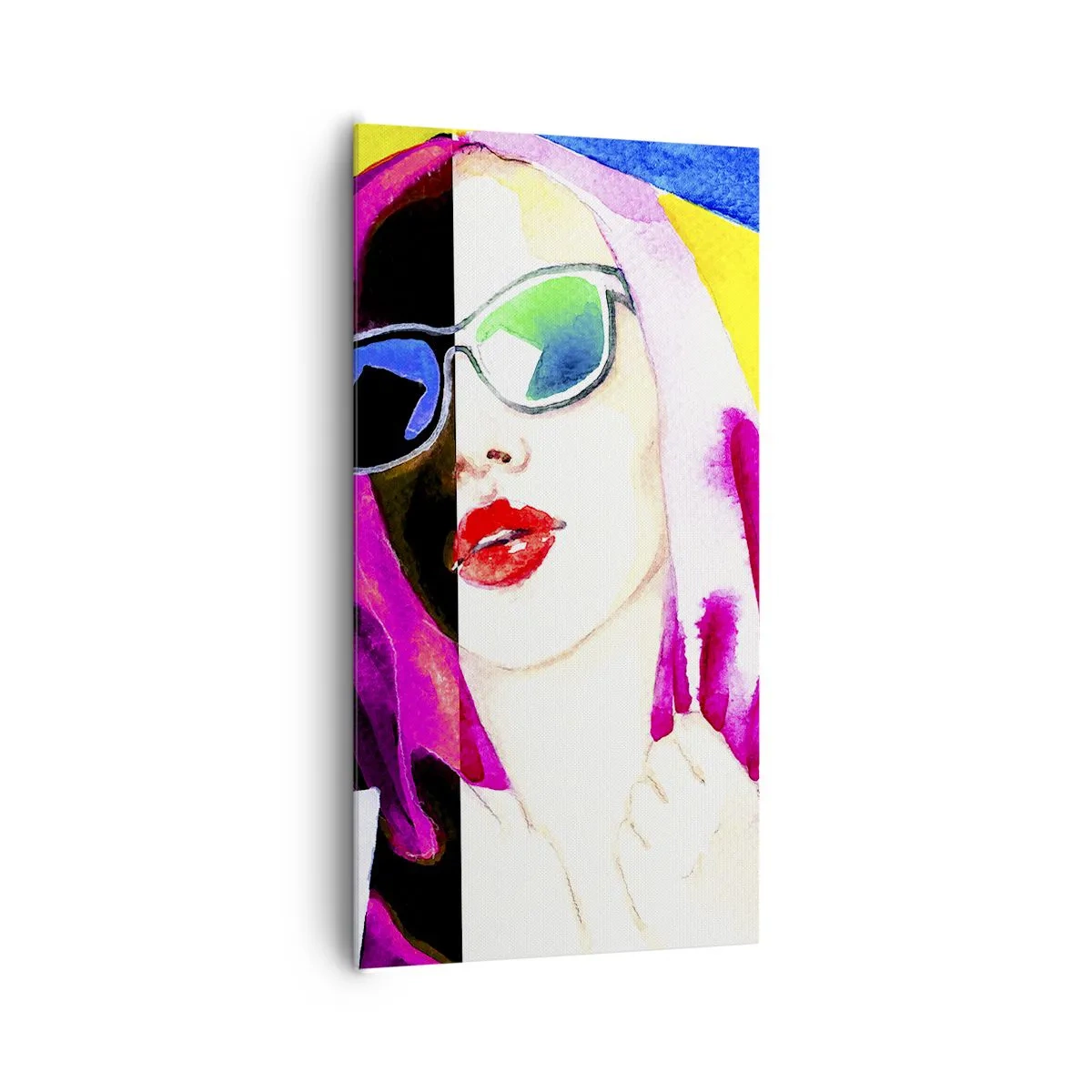 Impression sur toile - Image sur toile - je ne suis pas blanche et je ne suis pas noire - 65x120 cm