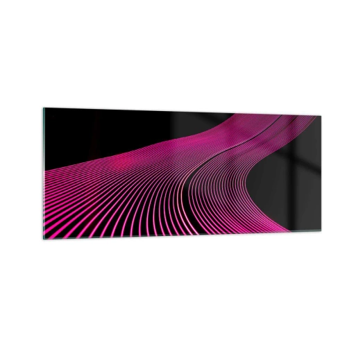 Impression sur verre - Image sur verre - Avenue de lumière - 100x40 cm