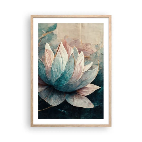 Affiche dans un chêne clair - Poster - Les étoiles du lac - 50x70 cm