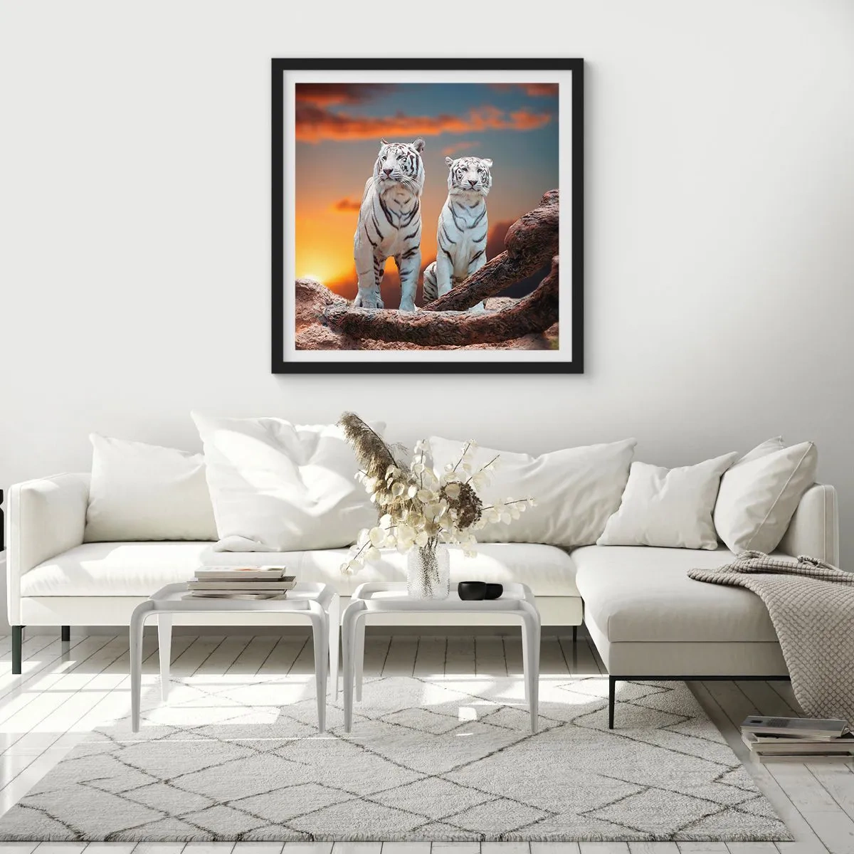 Affiche dans un cadre noir - Poster - Tout comme à Narnia - 50x50 cm