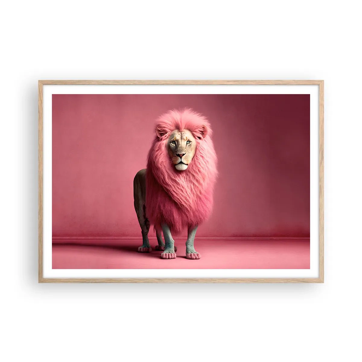 Affiche dans un chêne clair - Poster - Et tu n'as plus peur - 100x70 cm