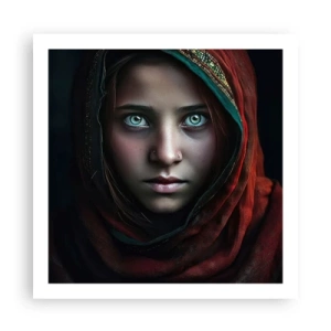 Affiche - Poster - Princesse orientale - 60x60 cm