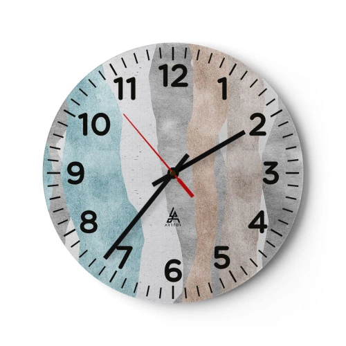 Horloge murale - Pendule murale - Une étude de proximité - 30x30 cm