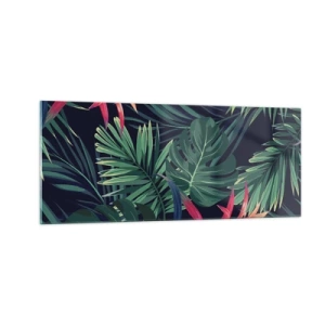 Impression sur verre - Image sur verre - immergé dans la nature - 100x40 cm