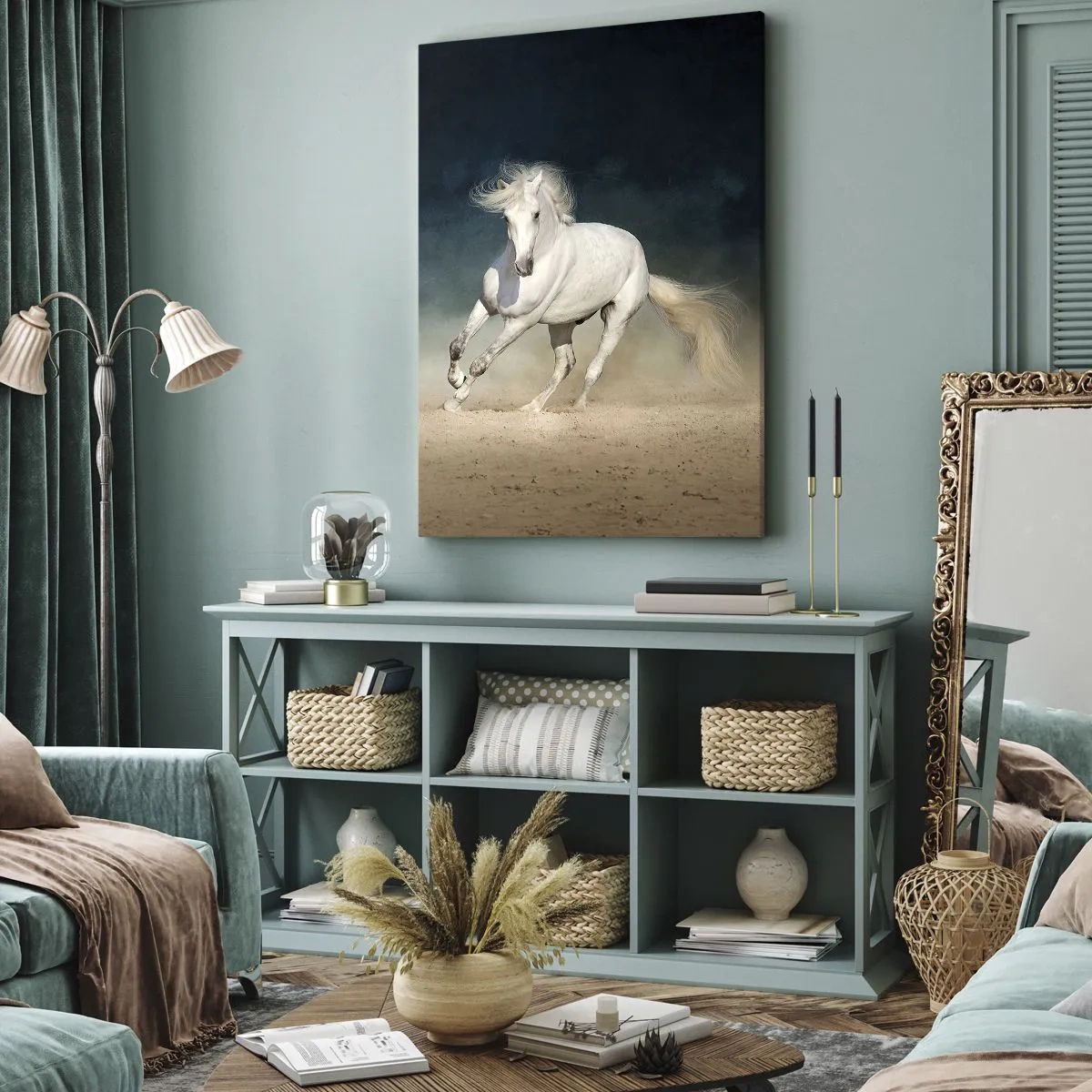 Impression sur toile - Image sur toile - La liberté à l'état pur - 55x100 cm