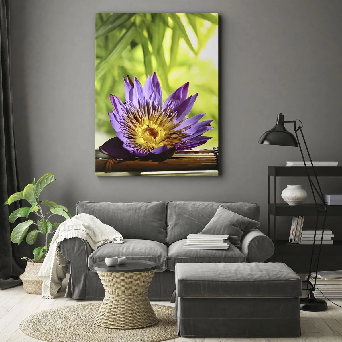 Impression sur toile - Image sur toile - Sous le soleil asiatique - 45x80 cm