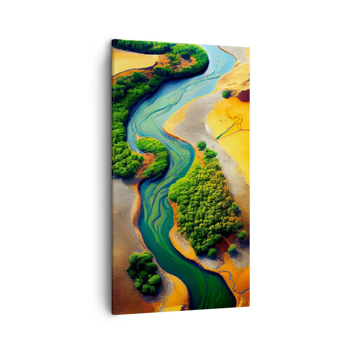 Impression sur toile - Image sur toile - Rivière vivifiante - 45x80 cm