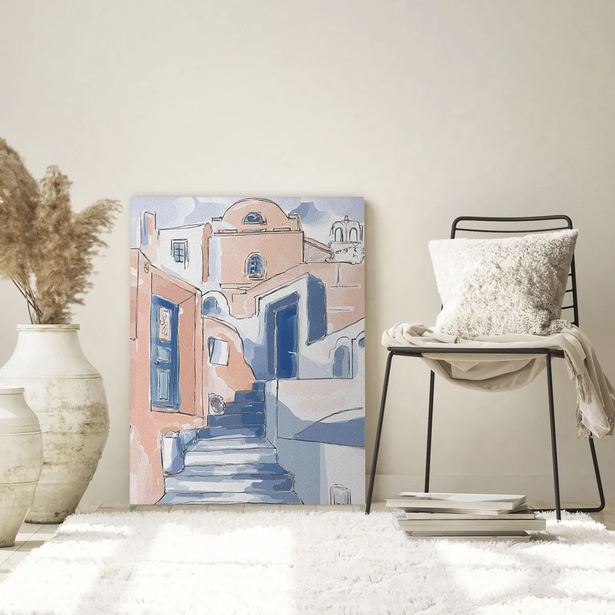 Impression sur verre - Image sur verre - Ville exotique - 80x120 cm