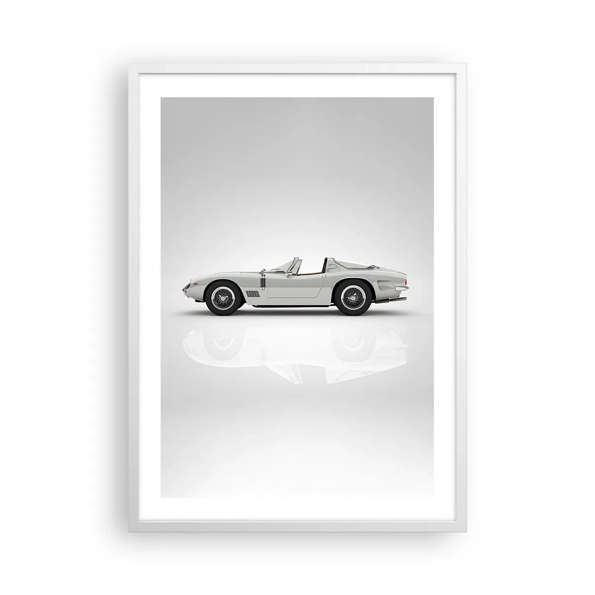 Affiche dans un cadre blanc - Poster - Promesse de plaisir - 50x70 cm