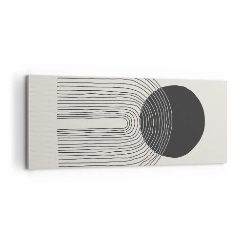 Impression sur toile - Image sur toile - Tremblement et confiance - 100x40 cm