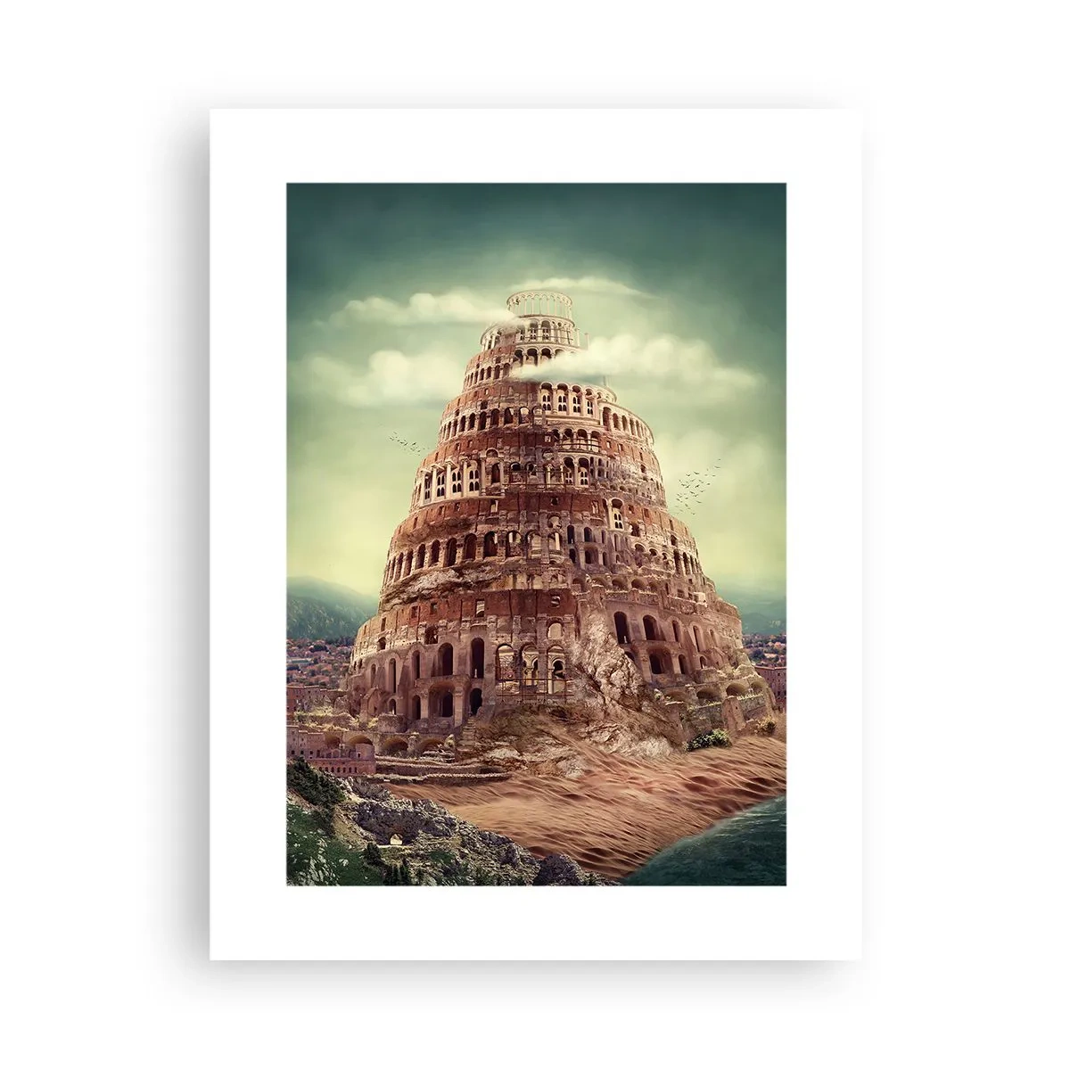Affiche - Poster - La tour de Babel - 30x40 cm