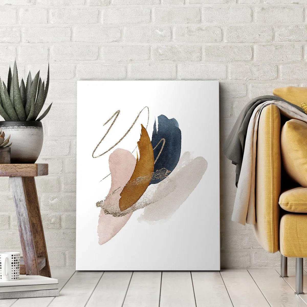 Impression sur toile - Image sur toile - Composition ailée - 65x120 cm