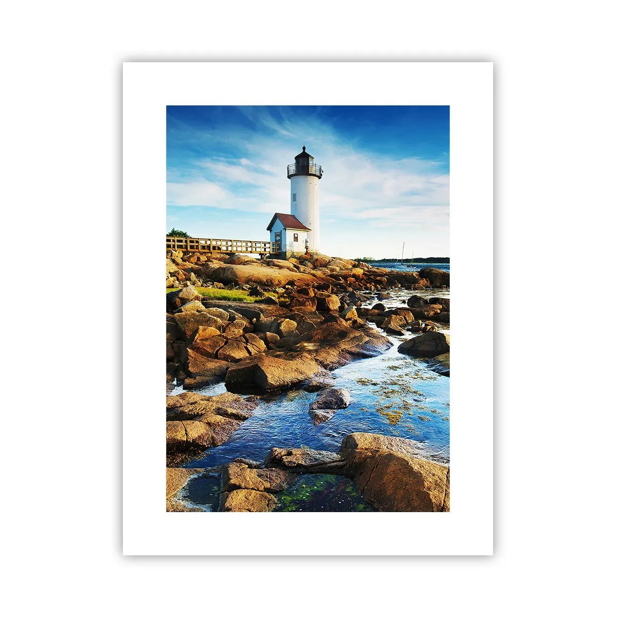 Affiche - Poster - Revenez heureux, j'attends - 30x40 cm