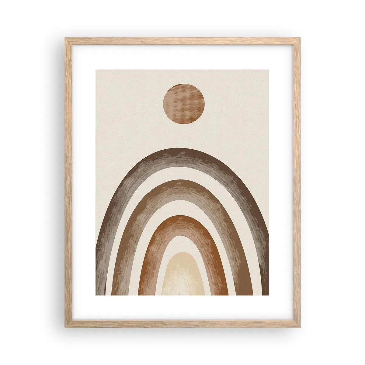 Affiche dans un chêne clair - Poster - Dans une galaxie lointaine - 40x50 cm