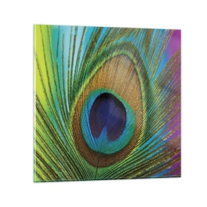 Impression sur verre - Image sur verre - Les yeux dans les yeux - 60x60 cm