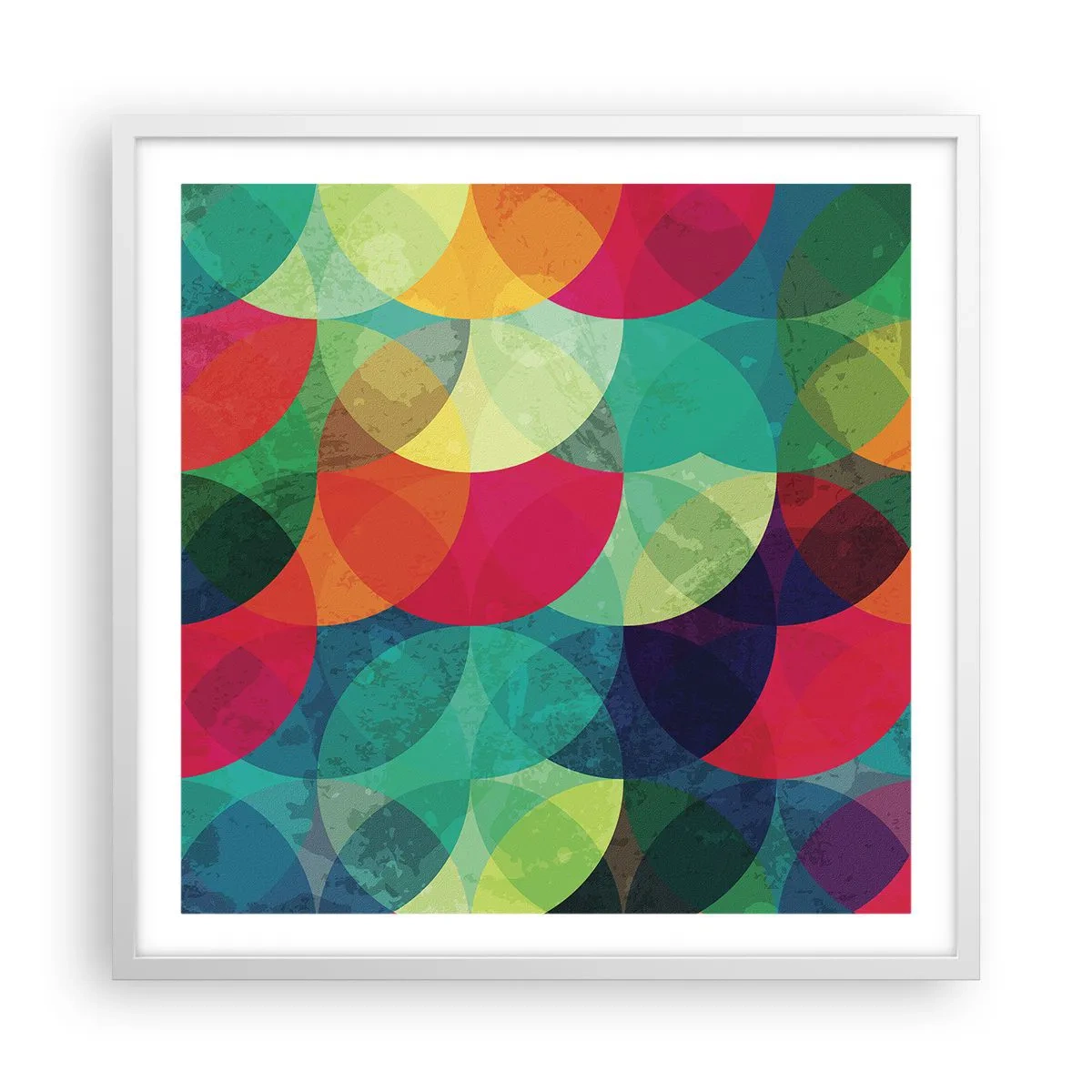 Affiche dans un cadre blanc - Poster - Ascension - 60x60 cm