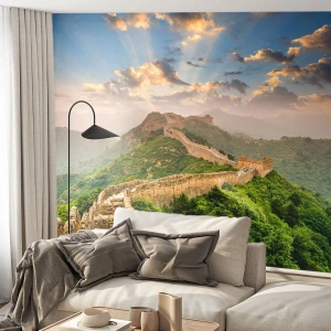 Papier peint sur mesure Premium Canvas - Grandeur éternelle - Paysage, La grande muraille de Chine, Asie