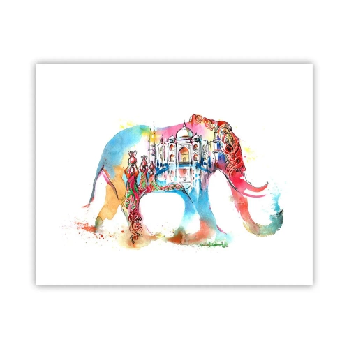 Affiche - Poster - Inde - l'aura de l'amour - 50x40 cm