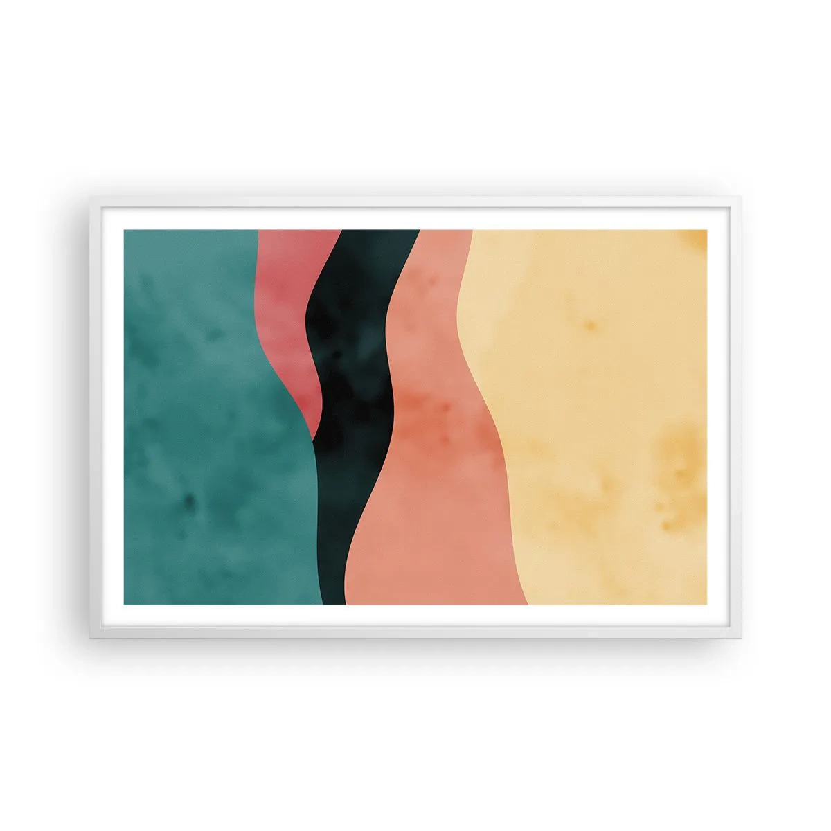 Affiche dans un cadre blanc - Poster - Conformité non-conforme - 91x61 cm