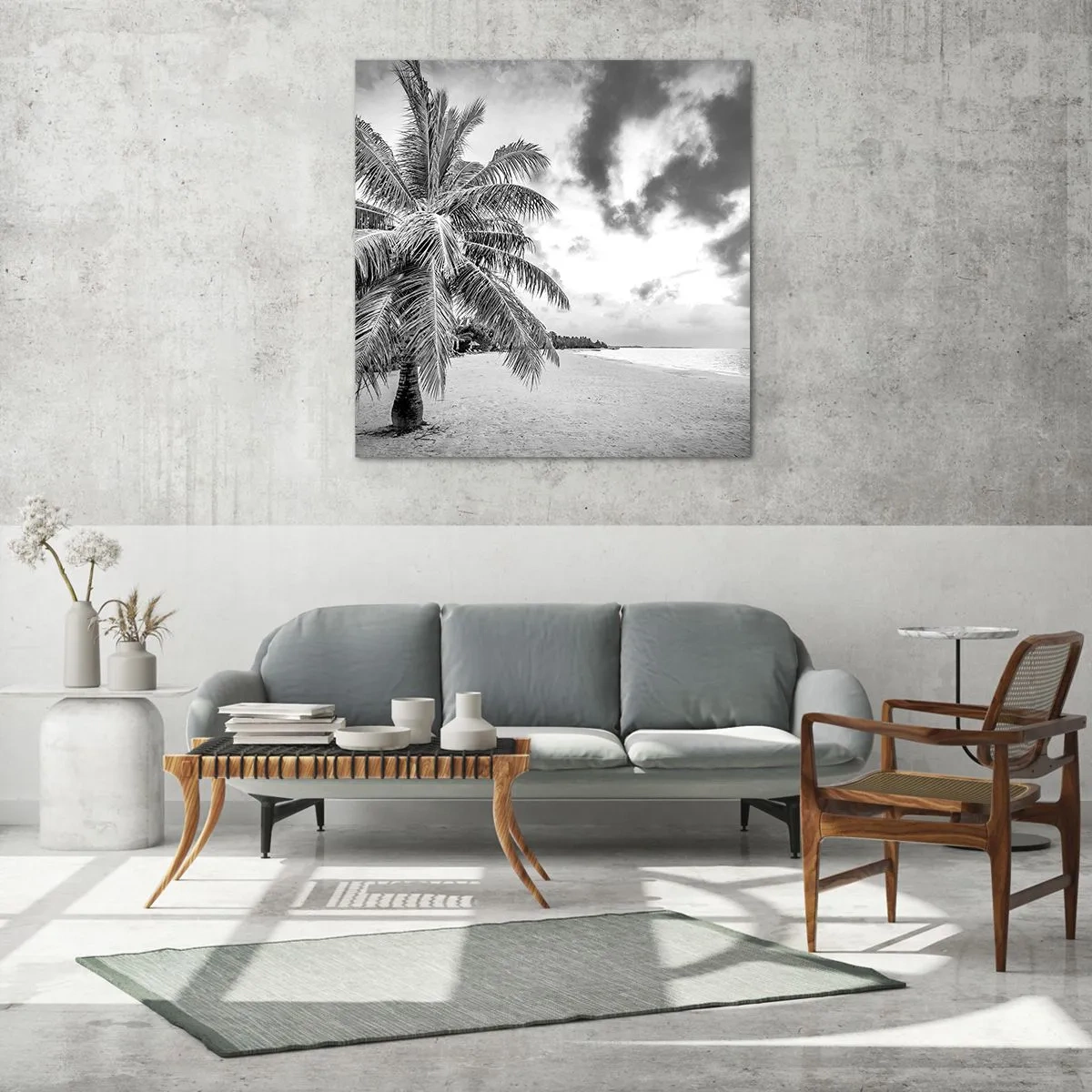 Impression sur verre - Image sur verre - Quand tu aspires à la solitude - 60x60 cm