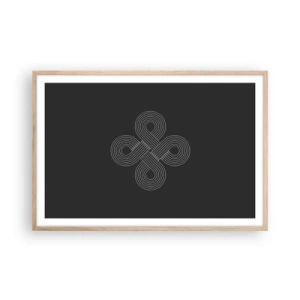 Affiche dans un chêne clair - Poster - Dans l'âme celtique - 91x61 cm