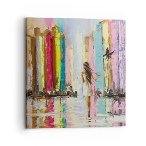 Impression sur toile - Image sur toile - Viens avec moi - 70x70 cm