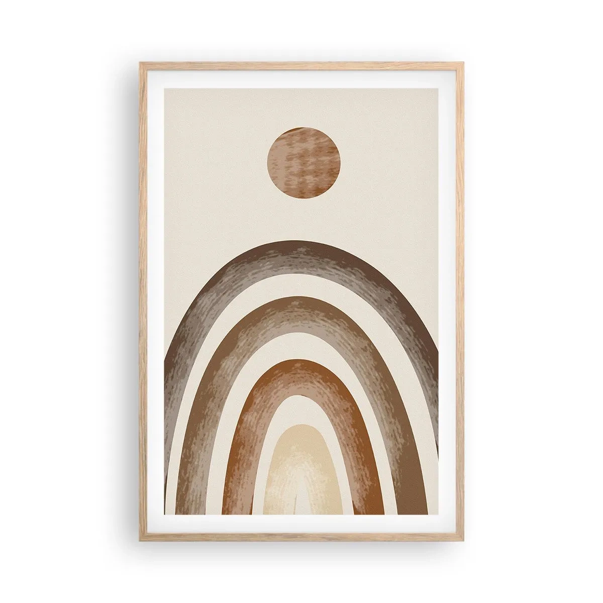 Affiche dans un chêne clair - Poster - Dans une galaxie lointaine - 61x91 cm