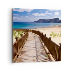 Impression sur toile - Image sur toile - Emmène-moi dans les îles du bonheur - 70x70 cm