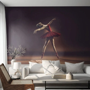 Papier Peint Photo Standard Eco - Une danseuse étoile - Ballerine, Danse, Ballet - 250x175 cm