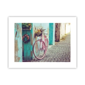 Affiche - Poster - Je reviens tout de suite - 40x30 cm