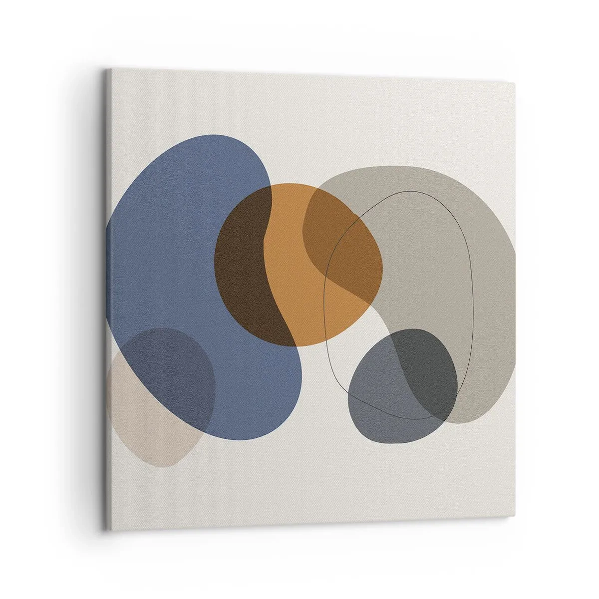 Impression sur toile - Image sur toile - Gouttes de couleur - 50x50 cm